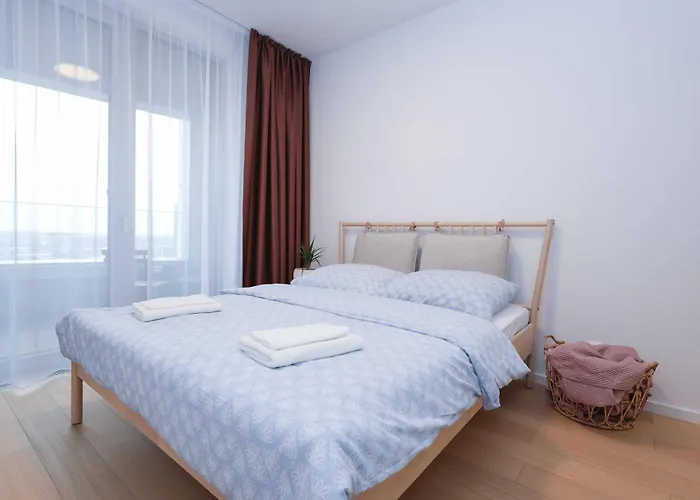 Lejlighed Skypark Tower 4, Free Parking And Beautiful Views Bratislava