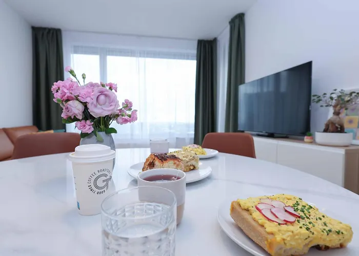 Lejlighed Skypark Tower 4, Free Parking And Beautiful Views *